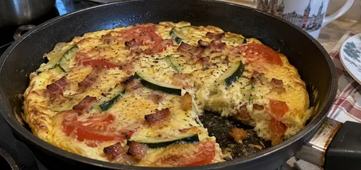 Беру 2 ложки сметаны и смешиваю с яйцом — копеечный завтрак вкуснее омлета