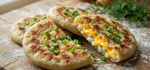 Ароматные лепешки-хрустяшки из кефира, сыра и лука: очень простые в приготовлении, но цепляют всех — пальчики оближешь