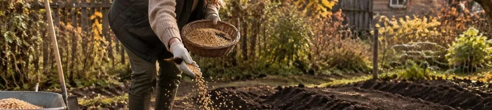 Пачка копеечной крупы по грядкам до первого снега — весной земля как чернозем: навоз больше не нужен