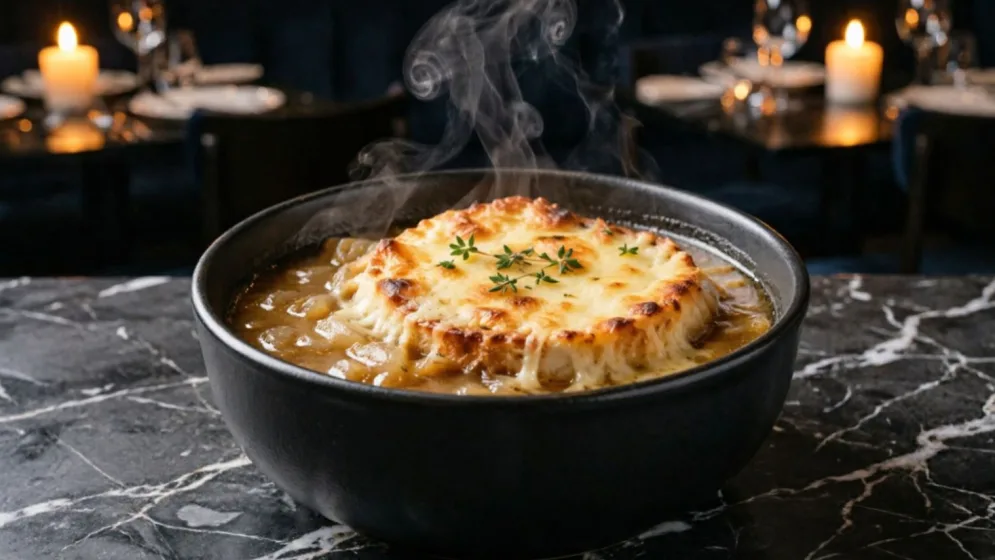 Луковый суп по-французски — с сырной шапкой и чесноком: щи и борщи в пролете
