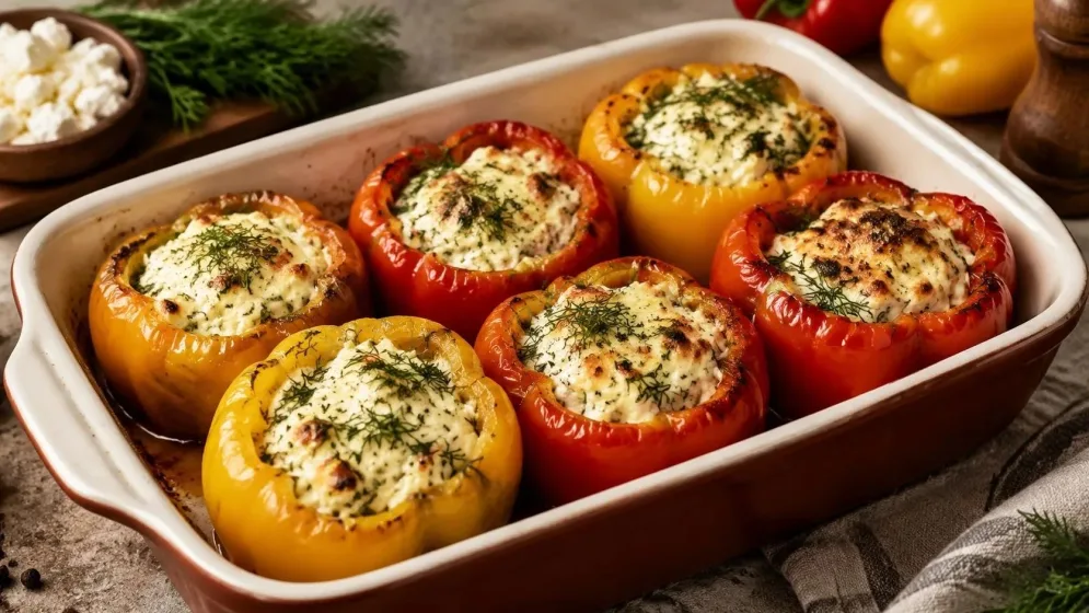 Без мяса и риса: фаршированные перцы по-болгарски — нежная начинка на основе яиц