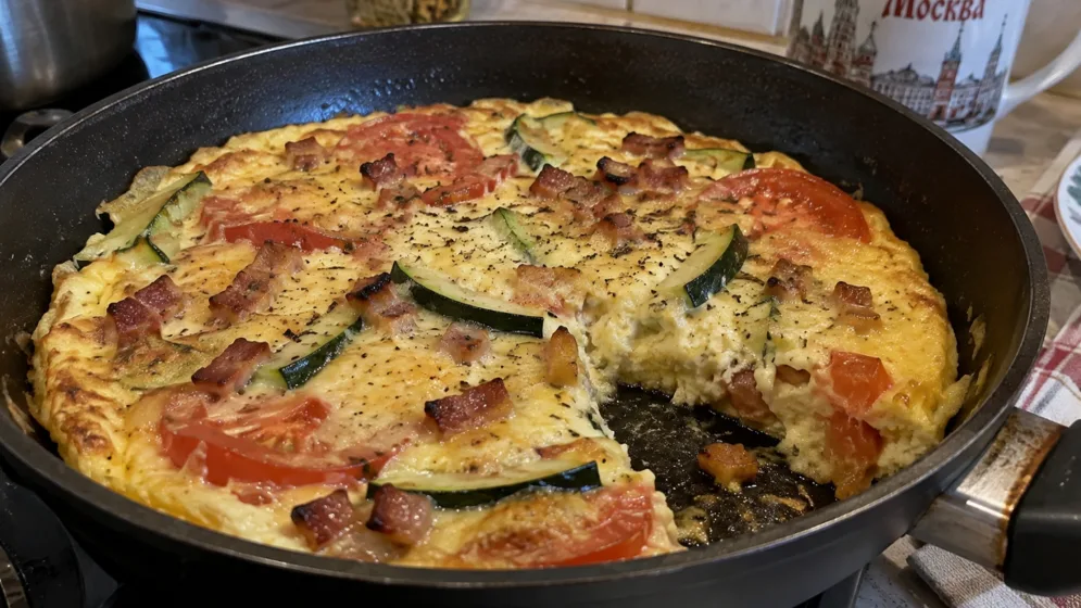 Беру 2 ложки сметаны и смешиваю с яйцом — копеечный завтрак вкуснее омлета