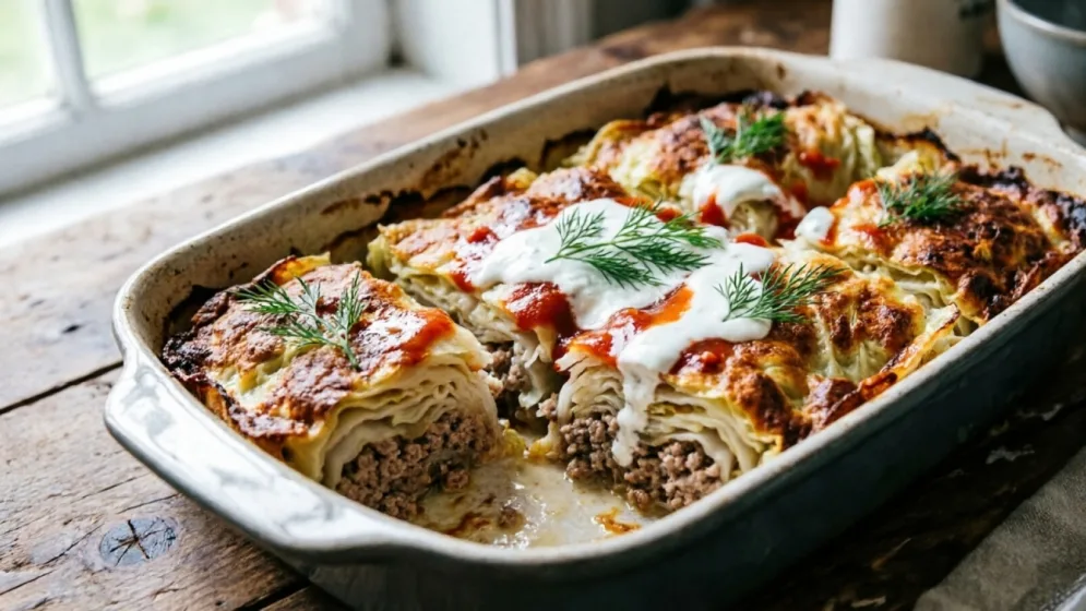 Ленивая запеканка, когда нет времени стоять у плиты: по вкусу как голубцы — сочная и сытная
