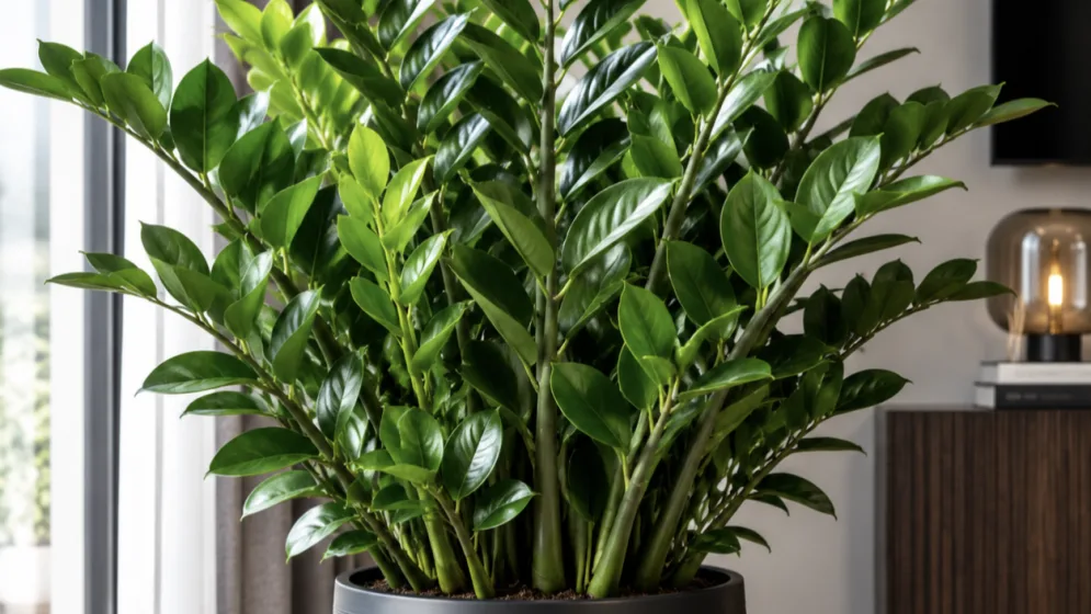 1 ложка под куст — и замиокулькас растет на глазах: рахисы лезут вне очереди