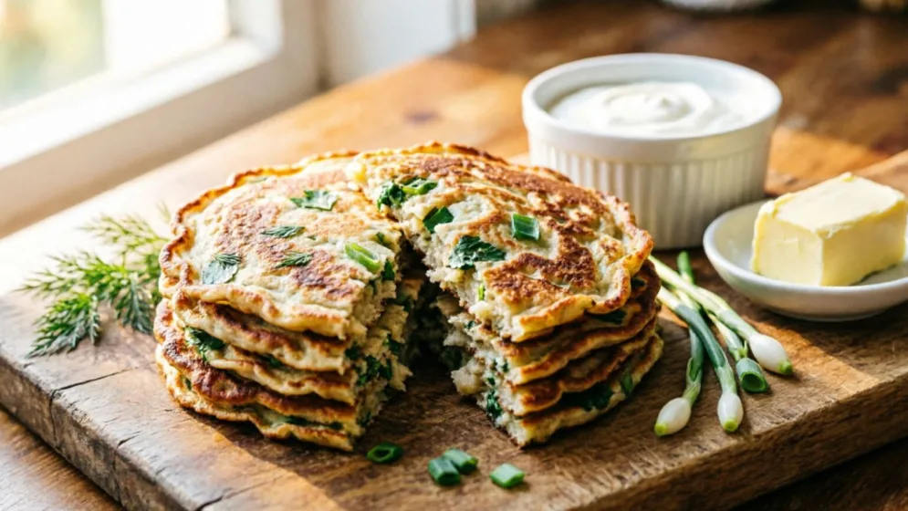 Смешиваю 4 ингредиента — и на столе гора вкуснейших лепёшек: и к супу, и к мясу