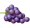 Миниатюра виноград тёмный кисть клипарт спелый